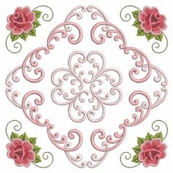 Filigree Roses Quilt 08(Lg) machine embroidery designs