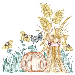 Rippled Fall Scenes 05(Lg) machine embroidery designs