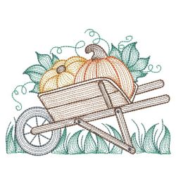 Rippled Fall Scenes 06(Lg) machine embroidery designs