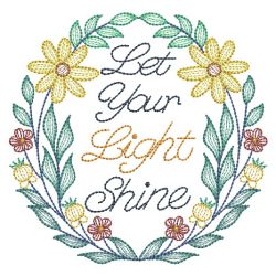 Let Your Light Shine 09(Md) machine embroidery designs