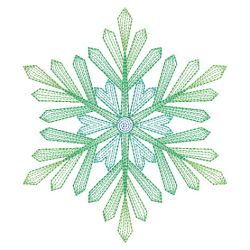 Rippled Snowflakes 3 03(Md) machine embroidery designs