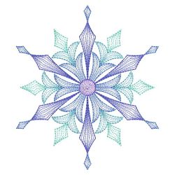 Rippled Snowflakes 3 05(Sm) machine embroidery designs