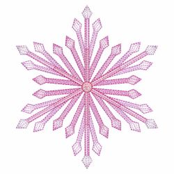 Rippled Snowflakes 3 08(Md) machine embroidery designs