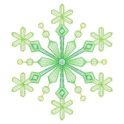 Rippled Snowflakes 3 09(Sm) machine embroidery designs