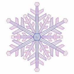 Rippled Snowflakes 3 10(Sm) machine embroidery designs