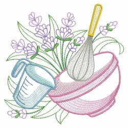 Kitchen In Bloom 01(Lg) machine embroidery designs