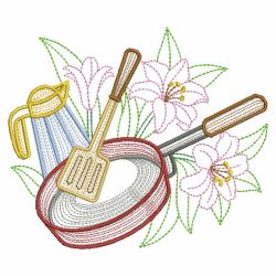 Kitchen In Bloom 05(Sm) machine embroidery designs