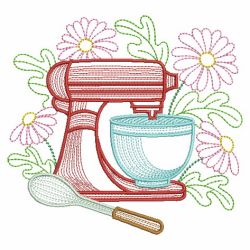 Kitchen In Bloom 06(Sm) machine embroidery designs