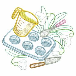 Kitchen In Bloom 10(Lg) machine embroidery designs