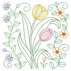 Vintage Floral Fantasy 01(Lg) machine embroidery designs