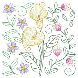 Vintage Floral Fantasy 02(Lg) machine embroidery designs