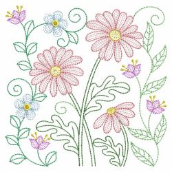 Vintage Floral Fantasy 03(Lg) machine embroidery designs