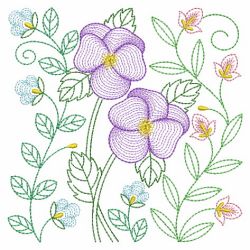 Vintage Floral Fantasy 04(Sm) machine embroidery designs
