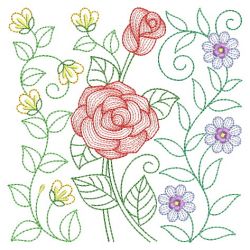 Vintage Floral Fantasy 05(Lg) machine embroidery designs
