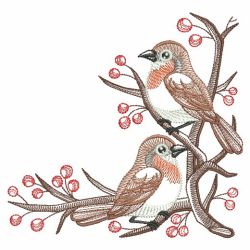 Christmas Robin 2 03(Md) machine embroidery designs