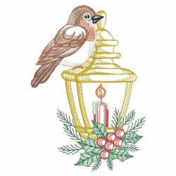 Christmas Robin 2 07(Lg) machine embroidery designs