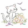 Vintage Halloween Kitten 05(Sm)