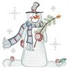 Rippled Folk Snowman 06(Lg)