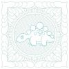 Trapunto Dinosaur Quilt(Md)