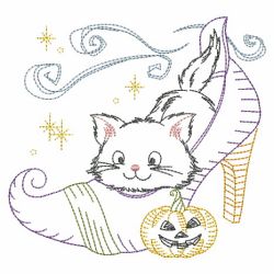 Vintage Halloween Kitten 07(Lg)