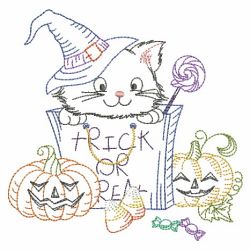 Vintage Halloween Kitten 10(Lg)