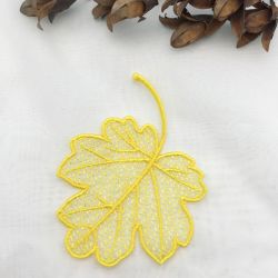 Organza Leaves 10 machine embroidery designs