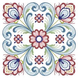 Rosemaling Quilt Blocks 01(Md) machine embroidery designs