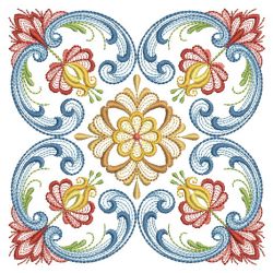 Rosemaling Quilt Blocks 02(Lg) machine embroidery designs