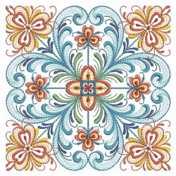 Rosemaling Quilt Blocks 03(Md) machine embroidery designs