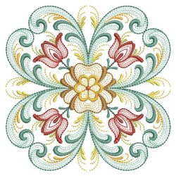 Rosemaling Quilt Blocks 04(Md) machine embroidery designs