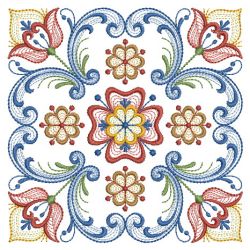 Rosemaling Quilt Blocks 05(Lg)