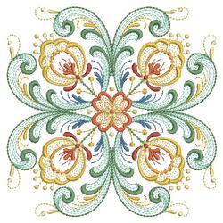 Rosemaling Quilt Blocks 06(Lg)