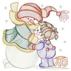Rippled Frosty Snowman 07(Sm) machine embroidery designs