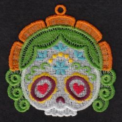 FSL Sugar Skulls 02 machine embroidery designs