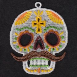 FSL Sugar Skulls 05 machine embroidery designs