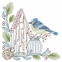 Vintage Christmas Bluejay 10(Sm) machine embroidery designs