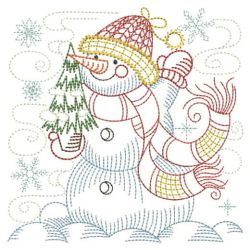 Vintage Snowman 7 02(Md) machine embroidery designs