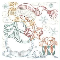 Vintage Snowman 7 04(Sm) machine embroidery designs