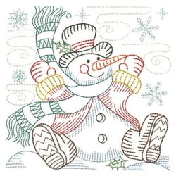 Vintage Snowman 7 10(Lg) machine embroidery designs