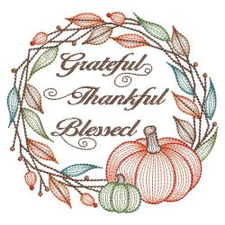 Rippled Autumn Harvest 08(Lg) machine embroidery designs