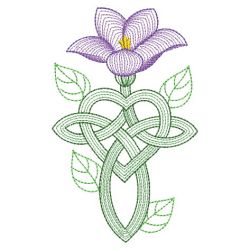 Celtic Flowers 03(Md) machine embroidery designs