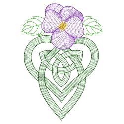 Celtic Flowers 05(Lg) machine embroidery designs