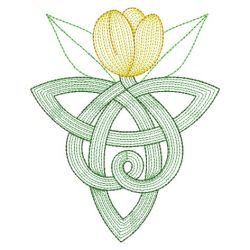 Celtic Flowers 06(Lg) machine embroidery designs