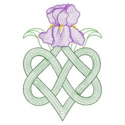 Celtic Flowers 10(Lg) machine embroidery designs