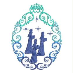 Nativity Silhouettes 3 02(Lg) machine embroidery designs