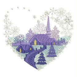 Winter Scenery 4 02 machine embroidery designs