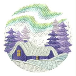 Winter Scenery 4 04 machine embroidery designs