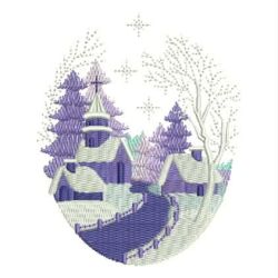 Winter Scenery 4 09 machine embroidery designs