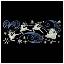 Christmas Silhouettes 06 machine embroidery designs