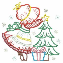 Christmas Sunbonnets 3 01(Md) machine embroidery designs